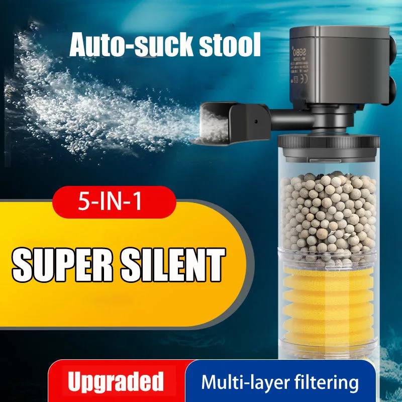 Aquarium Plant Iron - 220V 50Hz Silent Filter for Aquarium
