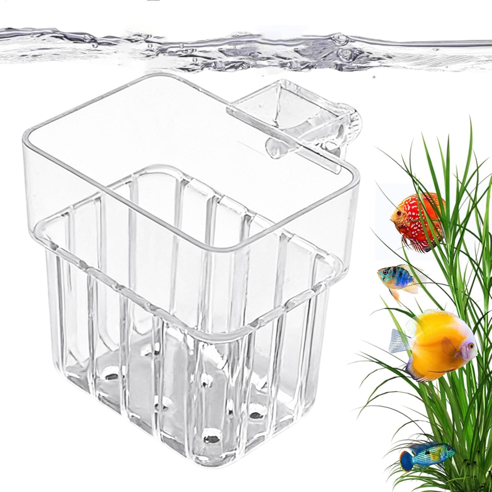 Aquarium Plant Rings - Aquarium Transparent Hanger Pot Hangable Aquarium