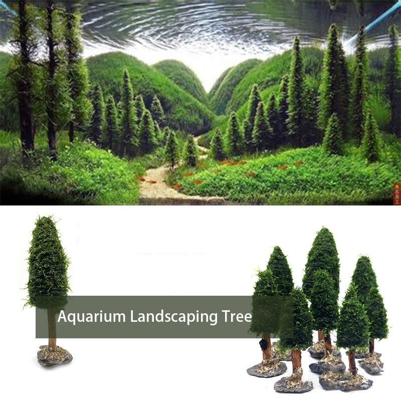 Aquarium Planted Seeds - Aquarium Decoration Aquatic Plants Moss Tree