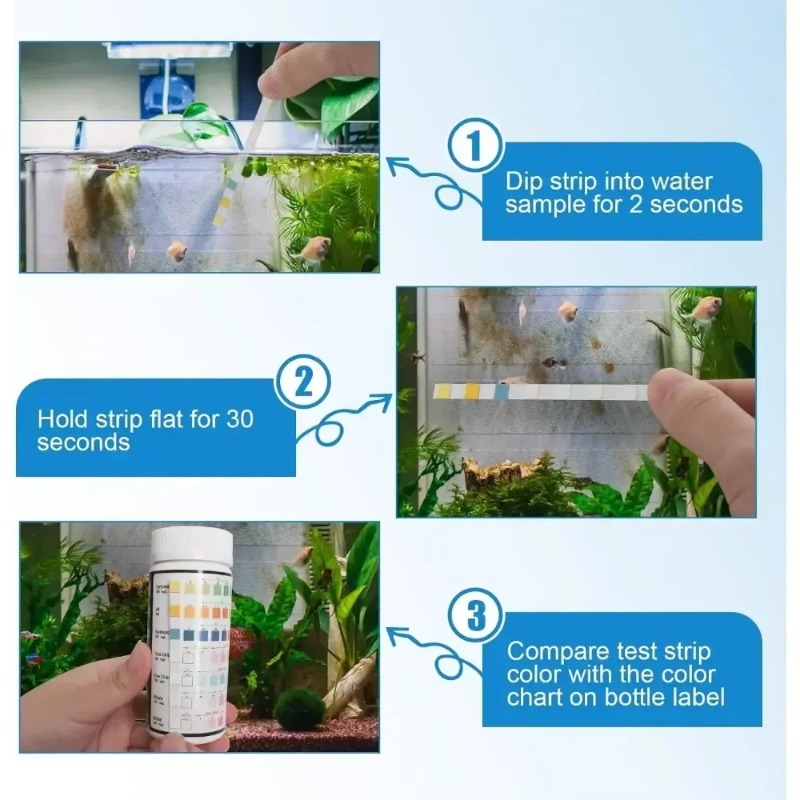 Hot Sale Aquarium Test Strip P - огляд і ціна Planted Aquarium Test Kit