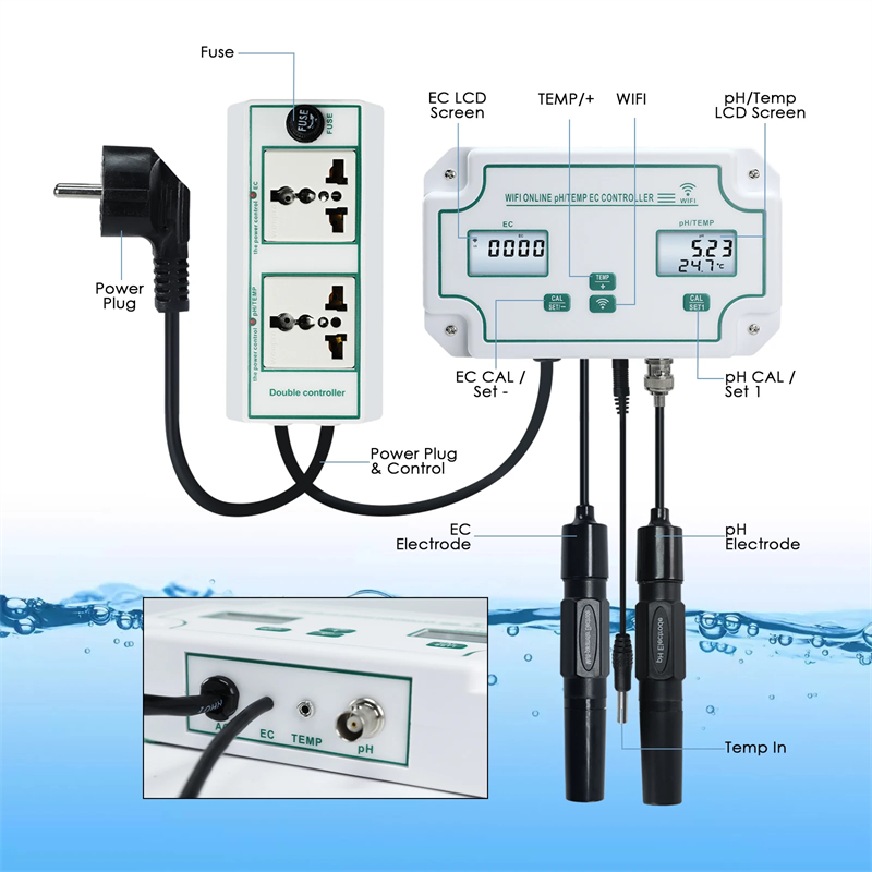 Tuya Wifi Digital 3-in-1 Aquar - огляд і ціна Planted Aquarium Test Kit