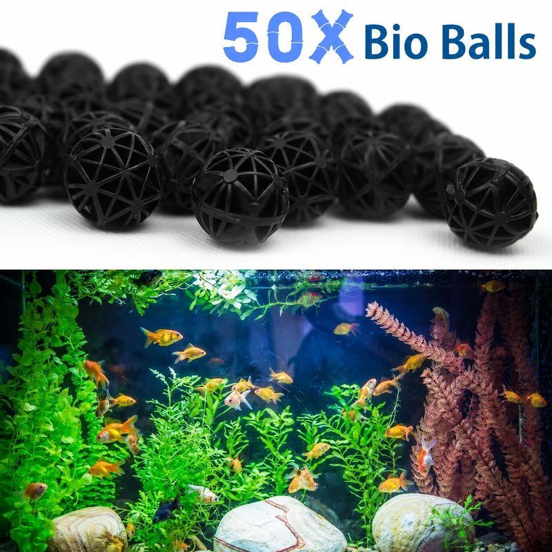 50Pcs 16mm Aquarium Bio Filter - огляд і ціна Aquarium Plant Fertilizer