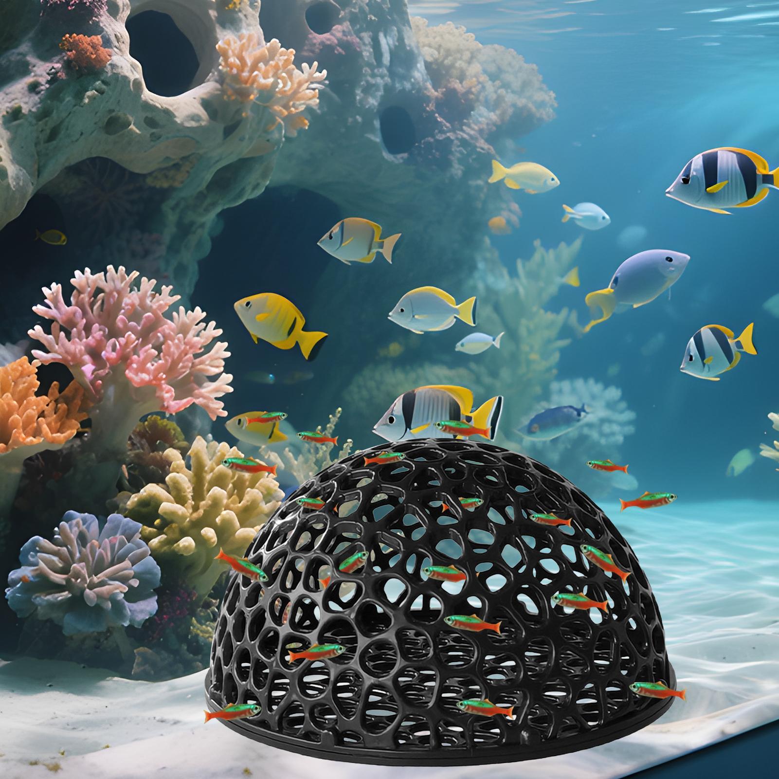 Aquarium Hiden Cave Shelter fo - огляд і ціна Aquarium Plant Rings