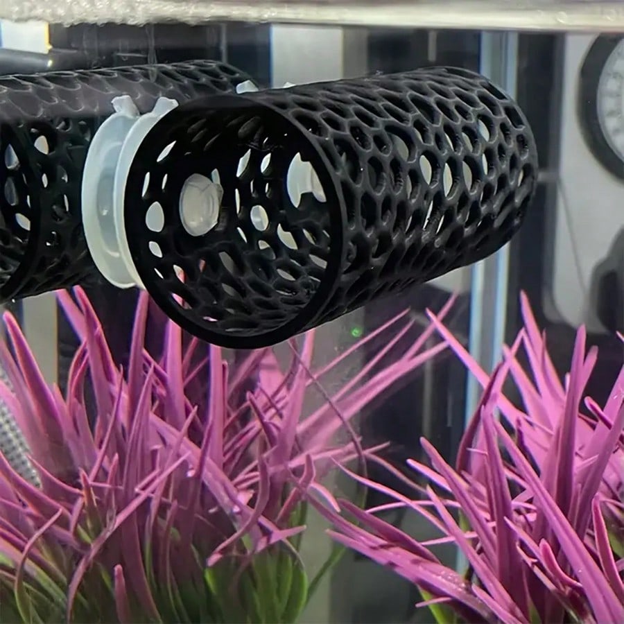 Betta Fish Hideout Hollow Tube - огляд і ціна Aquarium Plant Rings