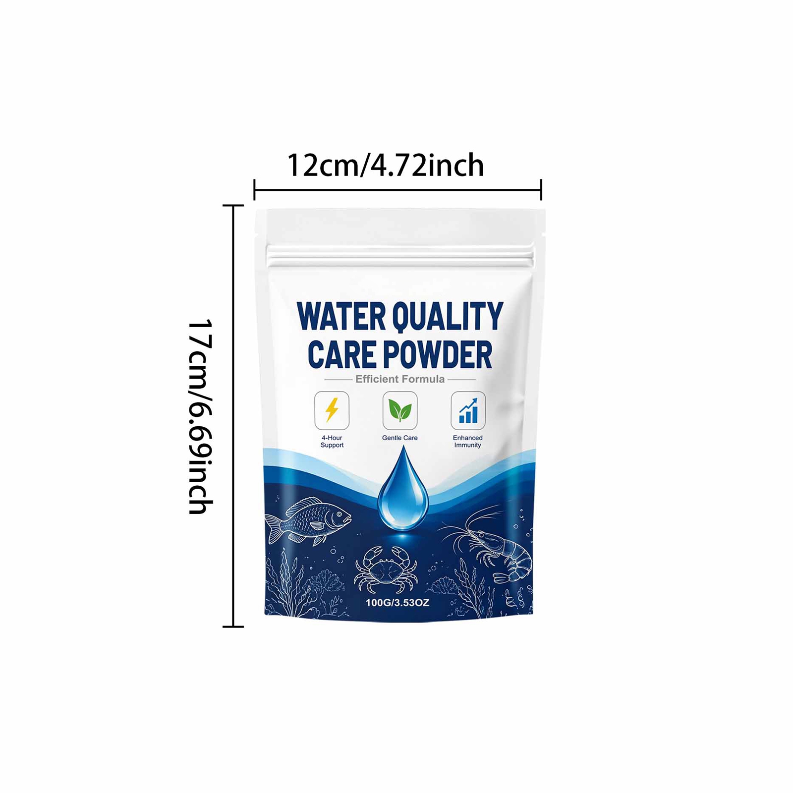 1/2/3/5PCS Fish Tank Water Cla - огляд і ціна Aquarium Plant Fertilizer