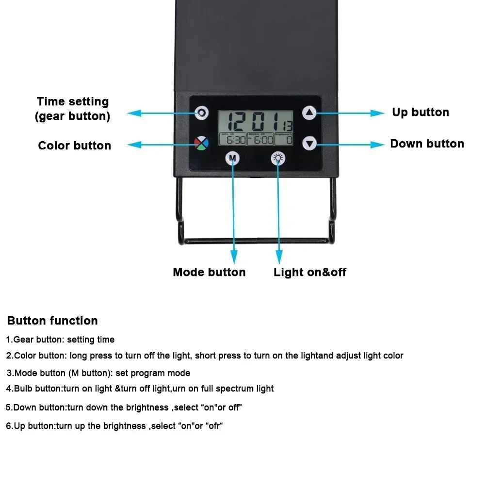 IP68 Waterproof Aquarium LED L - огляд і ціна Aquarium Plant Iron