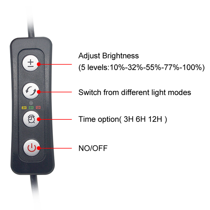 Aquarium LED Light for 16-64CM - огляд і ціна Aquarium Plant Iron