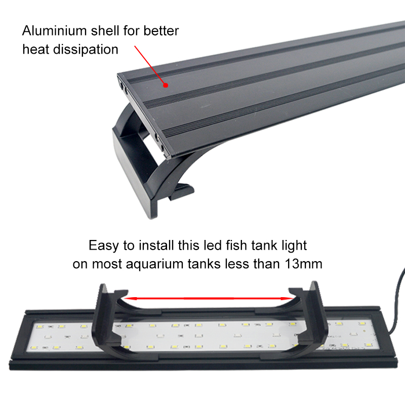 Aquarium LED Light for 16-64CM - огляд і ціна Aquarium Plant Iron