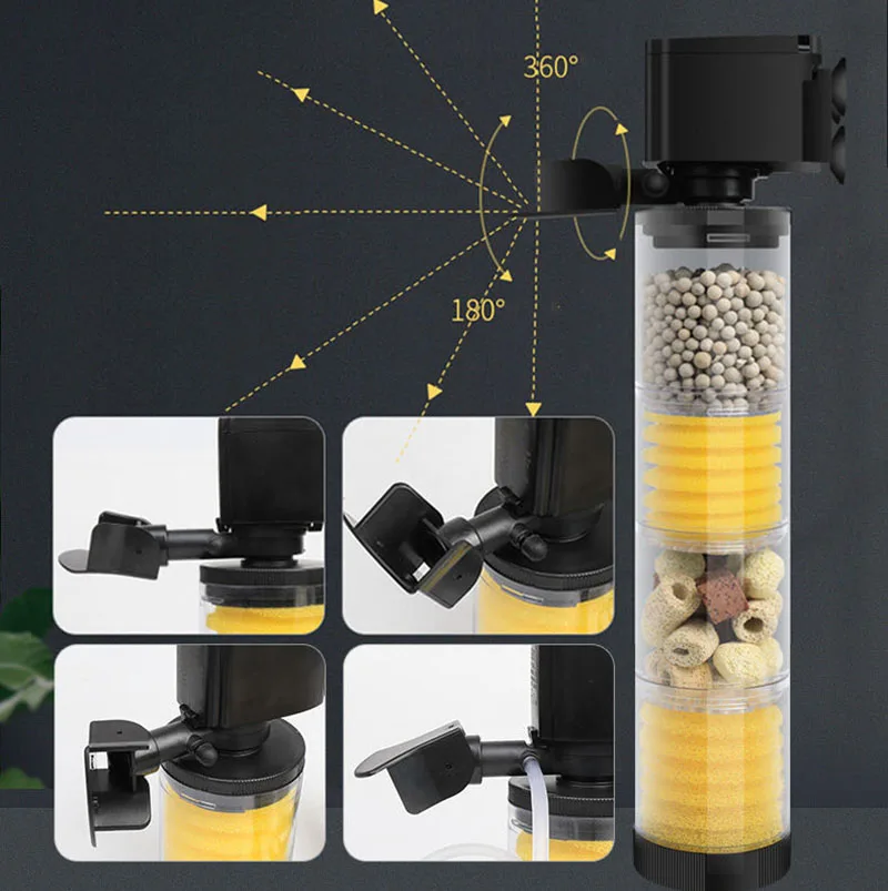 220V 50Hz Silent Filter for Aq - огляд і ціна Aquarium Plant Iron