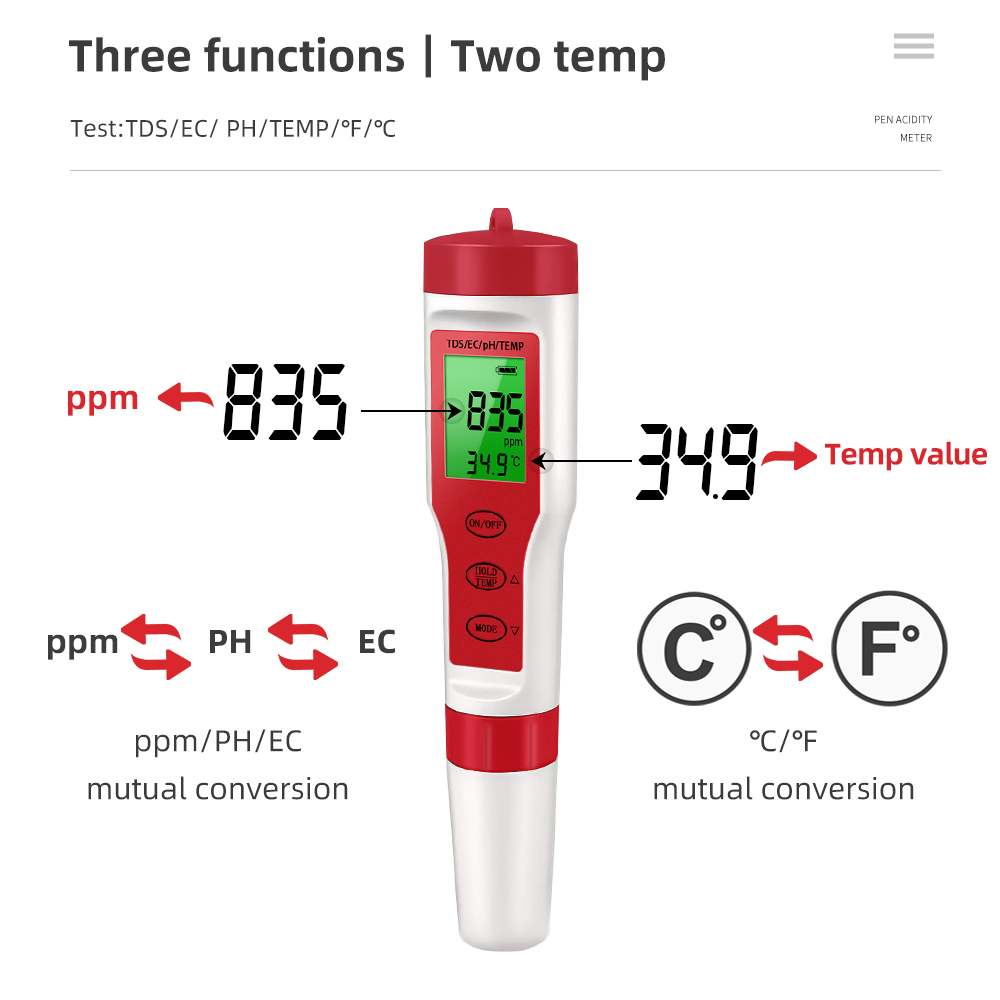 Digital Water Quality Monitor  - огляд і ціна Planted Aquarium Test Kit