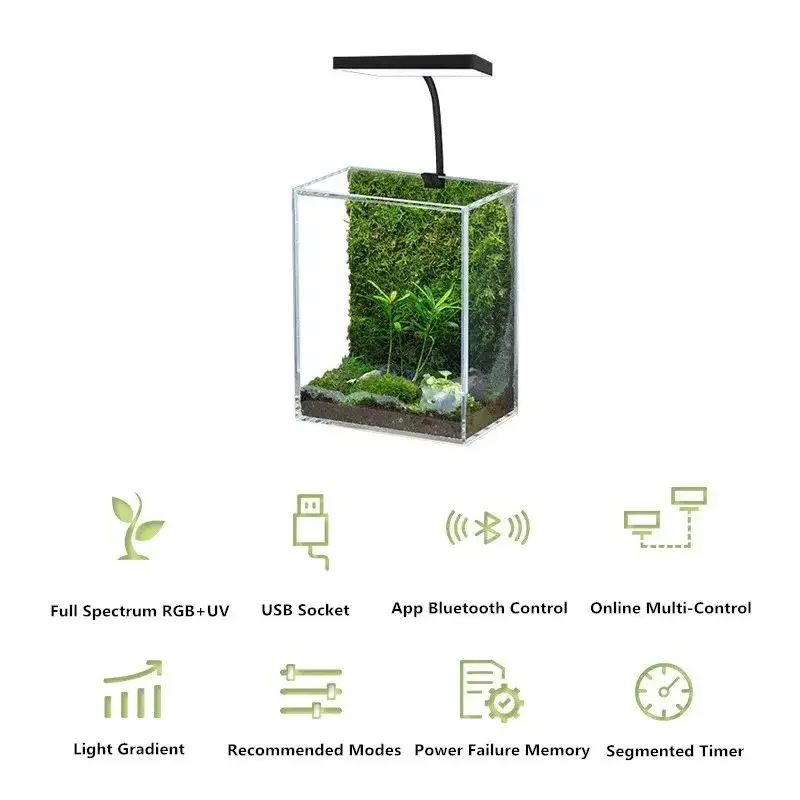 WEEK AQUA Mag Pro USB Nano Aqu - огляд і ціна Aquarium Plant Iron