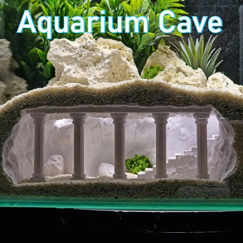 3D Printed Fish Tank Cave, Art - огляд і ціна Aquarium Plant Rings