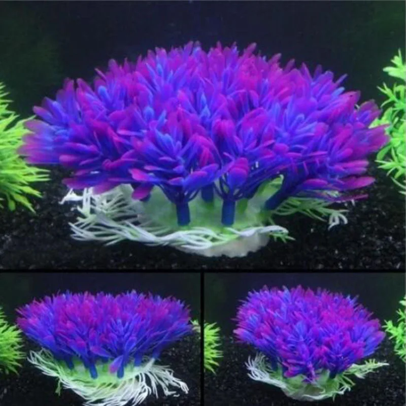 Artificial Wide Short Fish Tan - огляд і ціна Planted Aquarium Materials