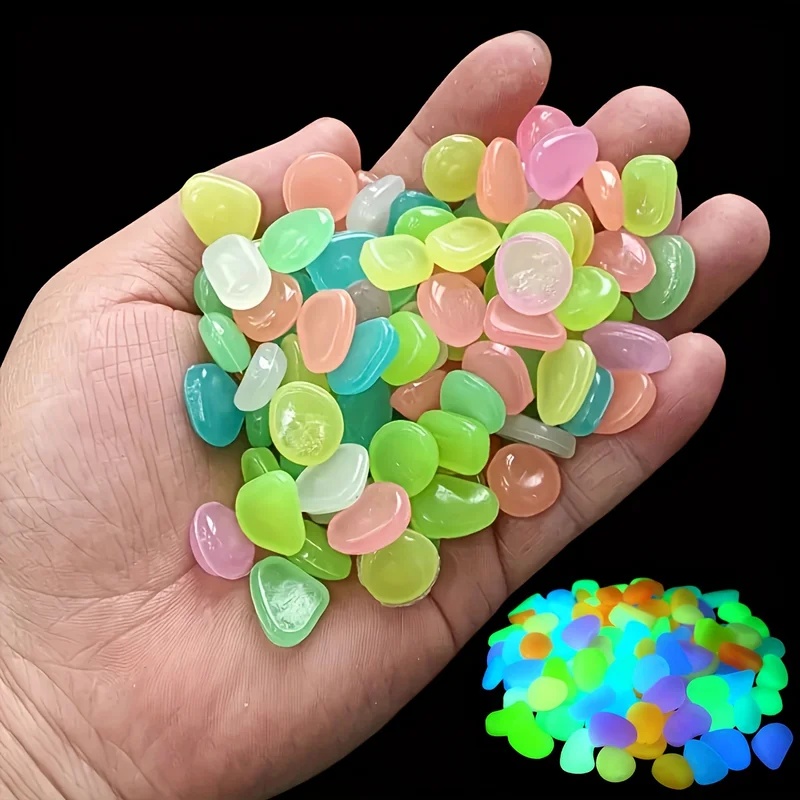 50-200pcs Glow in The Dark Peb - огляд і ціна Aquarium Plant Delivery