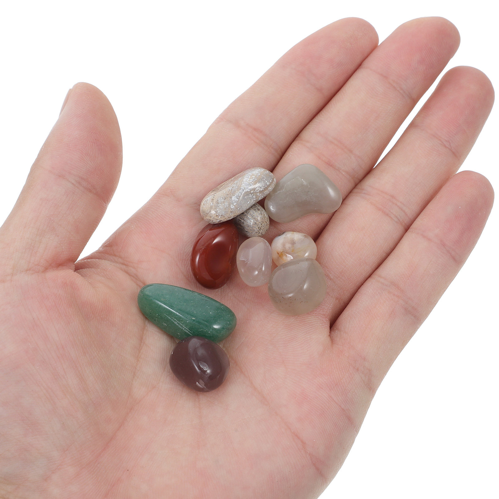 40Pcs 100G Colorful Agate Crys - огляд і ціна Planted Aquarium With Gravel