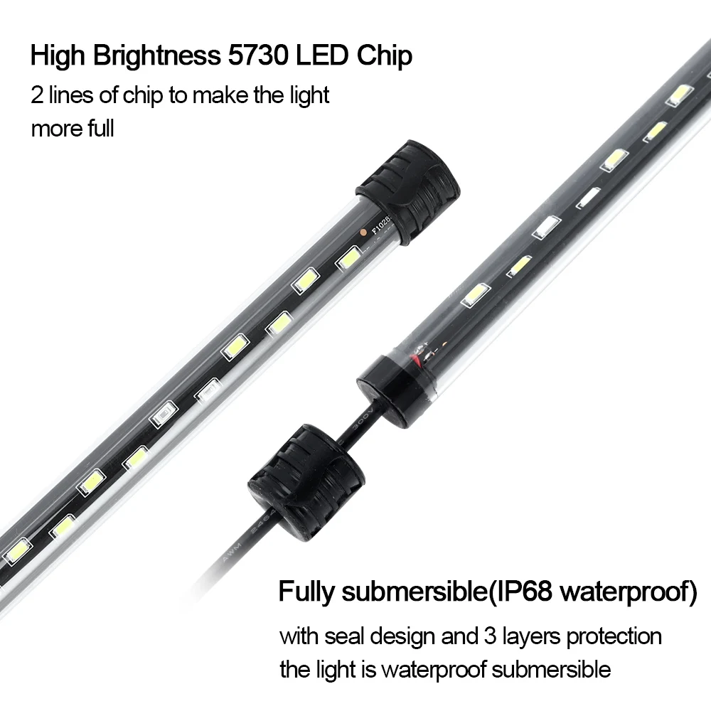 58CM  Aquarium Light LED Plant - огляд і ціна Aquarium Plant Iron