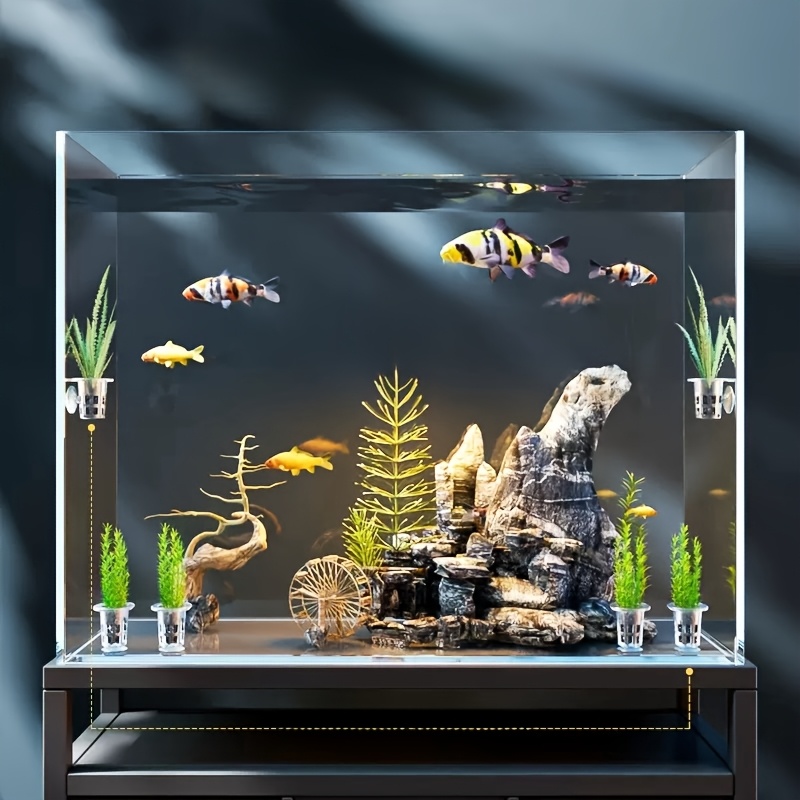5Pcs Clear Plastic Aquarium Pl - огляд і ціна Aquarium Planted Seeds